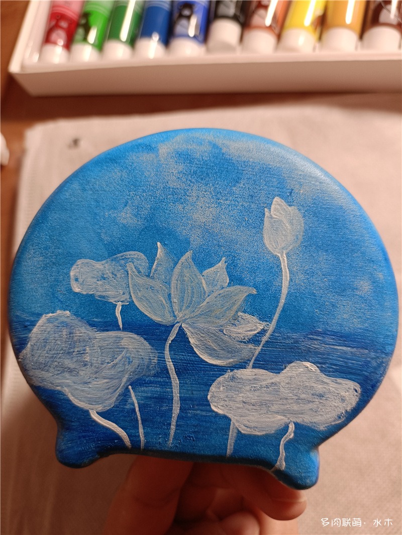 手绘花盆记录