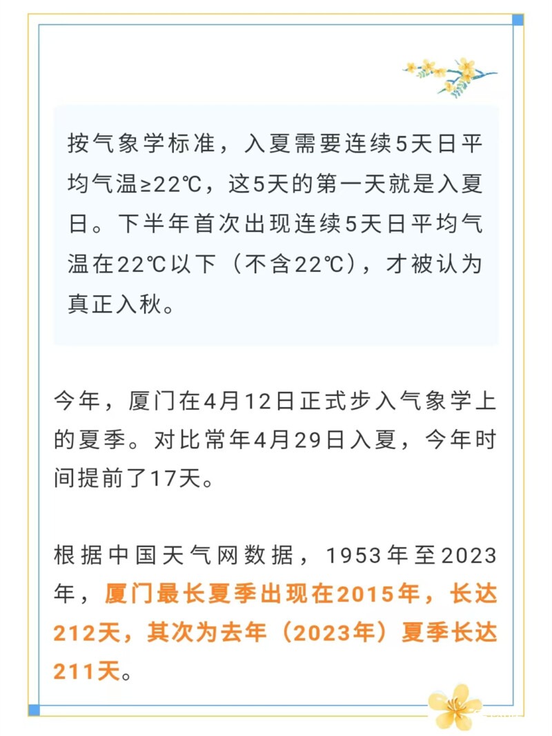 厦门天气